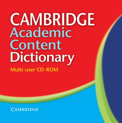 Cambridge Academic Content Dictionary Multi-user CD-ROM