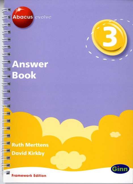 Abacus Evolve Year3/P4 Answer Book Framework Edition