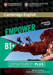 Cambridge English Empower Intermediate 
Presentation Plus DVD-ROM