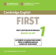 Cambridge English First 1 for revised exam from 2015 Audio CDs (2)
