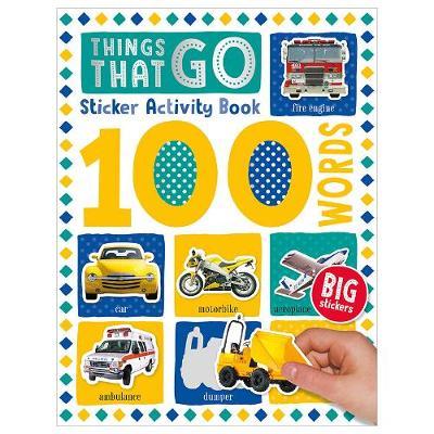 100 Things That Go Words Sticker Activity Book