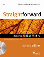 Straightforward 2nd Edition Beginner Workbook with Key with Audio CD Pack