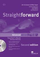 Straightforward 2nd Edition Advanced Teacher's Book with Resource Disc + Straightforward Practice On