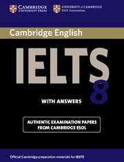 Cambridge IELTS Test 8 Student's Book +answers