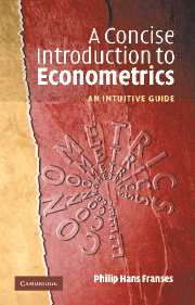 A Concise Introduction to Econometrics Уценка