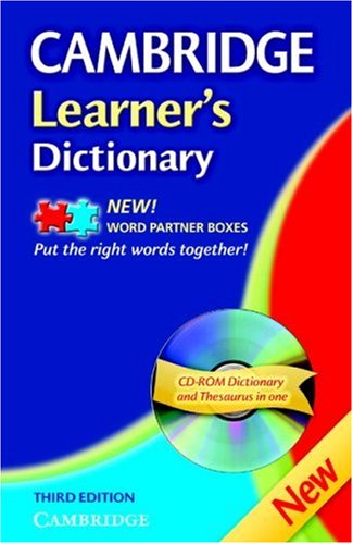Cambridge Learner's Dictionary Third Edition with CD-ROM for Windows