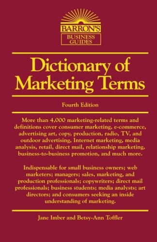 Barron's Dictionary of Marketing Terms 5th Edition