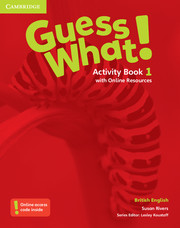 Guess What! Level 1Activity Book with Online Resources