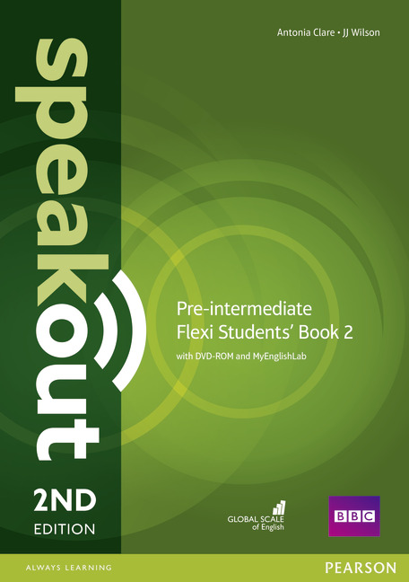 Speakout 2nd Ed Pre-Intermediate Flexi Students' Book B with DVD and MyEnglishLab Уценка