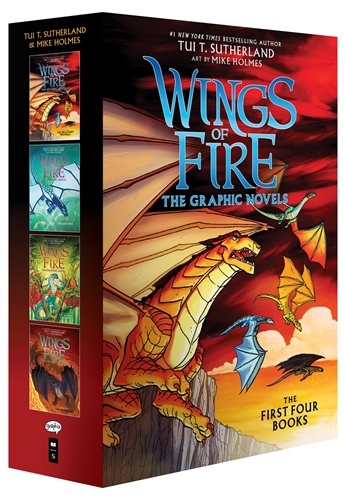 Wings of Fire Graphic Novels 1-4 Box Set
