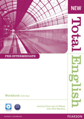 New Total English Pre-Intermediate Workbook +key +CD Pack Уценка