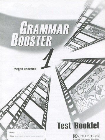 Grammar Booster 1 Tests