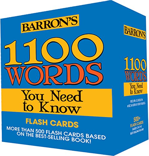 1100 Words You Need to Know Flashcards  (554 cards boxed)