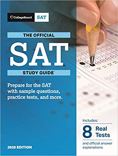 Official SAT Study Guide, 8 Tests, 2020 Edition