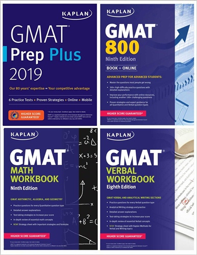 GMAT Complete 2019 4-book pack (6 tests + online)