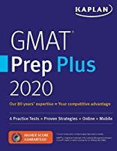 GMAT Prep Plus 2020 (6 Pr. Tests+Online+Mobile)