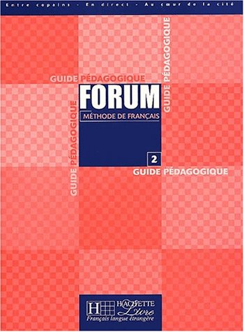 Forum Niveau 2 Guide pedagogique