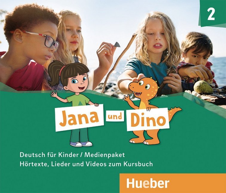 Jana und Dino 2; Medienpaket (2 Audio-CDs und 1 DVD zum Kursbuch)