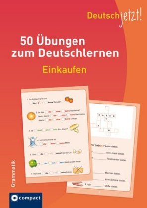 50 Uebungen zum Deutsch: Einkaufen Grammatik