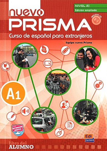 Nuevo Prisma A1 Ed.Ampliada - Libro del alumno+eBook+CD+Extensión digital Уценка