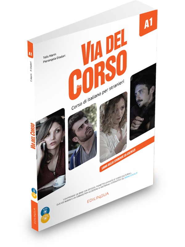 Via del Corso A1 Libro + 2CD+DVD